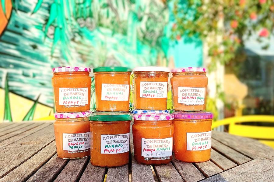 Confitures maison aux saveurs réunionnaises