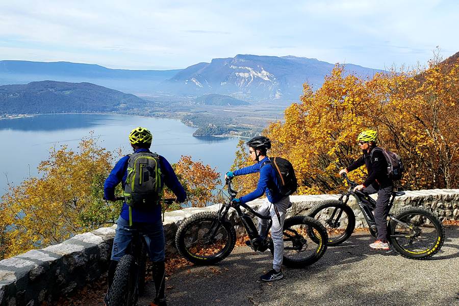 VTT au col de la Chambotte