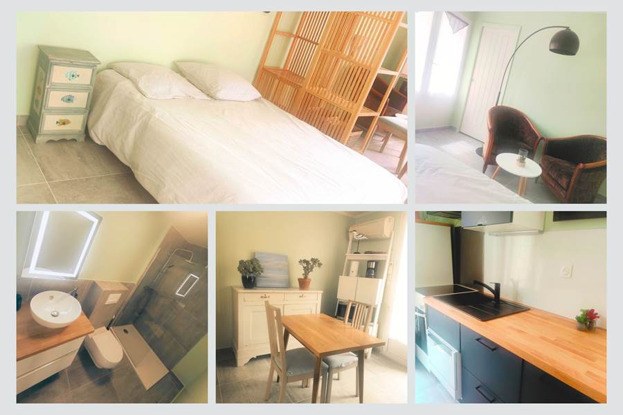 "Un cocon lumineux entre confort et sérénité, idéal pour se ressourcer après une journée sur l’île."