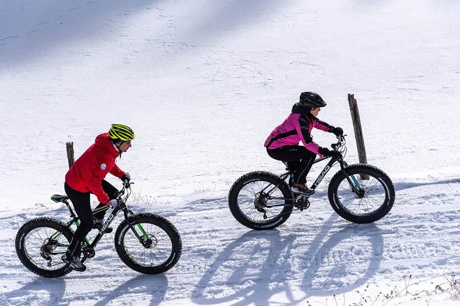 Fatbike plateau sud la feclaz