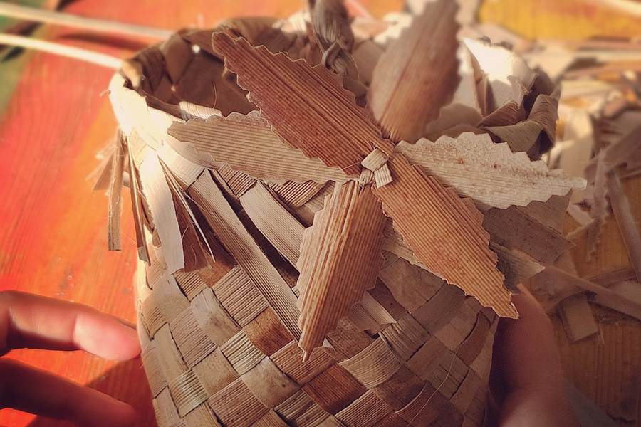 Atelier Tressage de Vacoa Saint Pierre Réunion