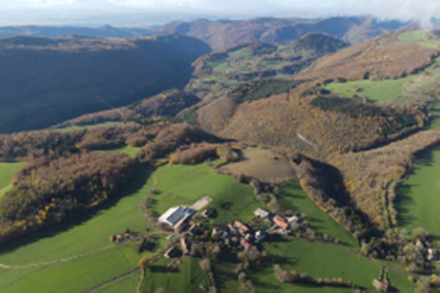 vue du ciel INDRIEUX