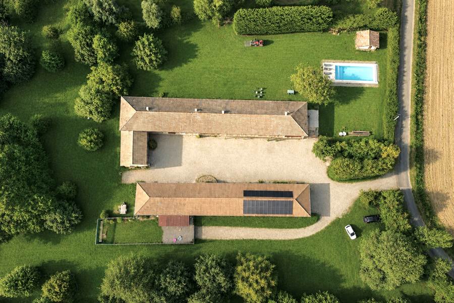Le Domaine vu du ciel
