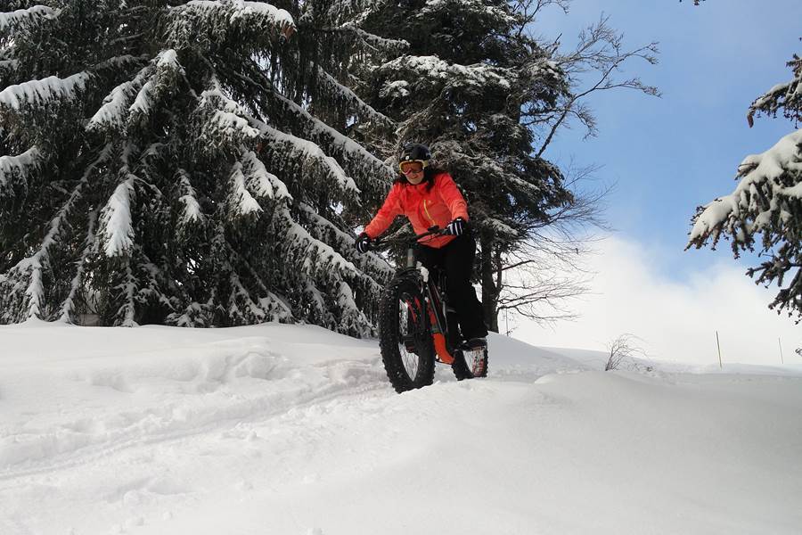 VTT électrique sur neige