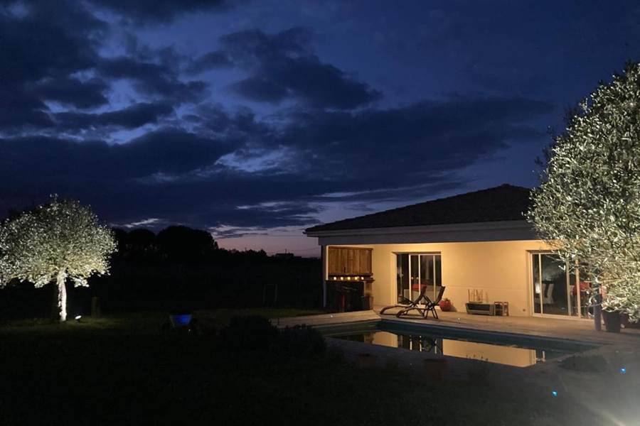 villa de nuit