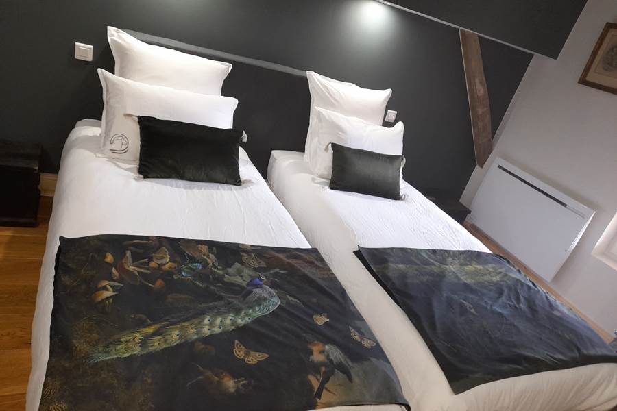 Chambre en lits jumeaux