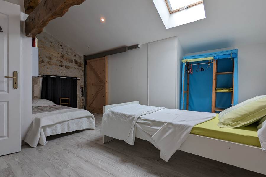 Chambre traversante