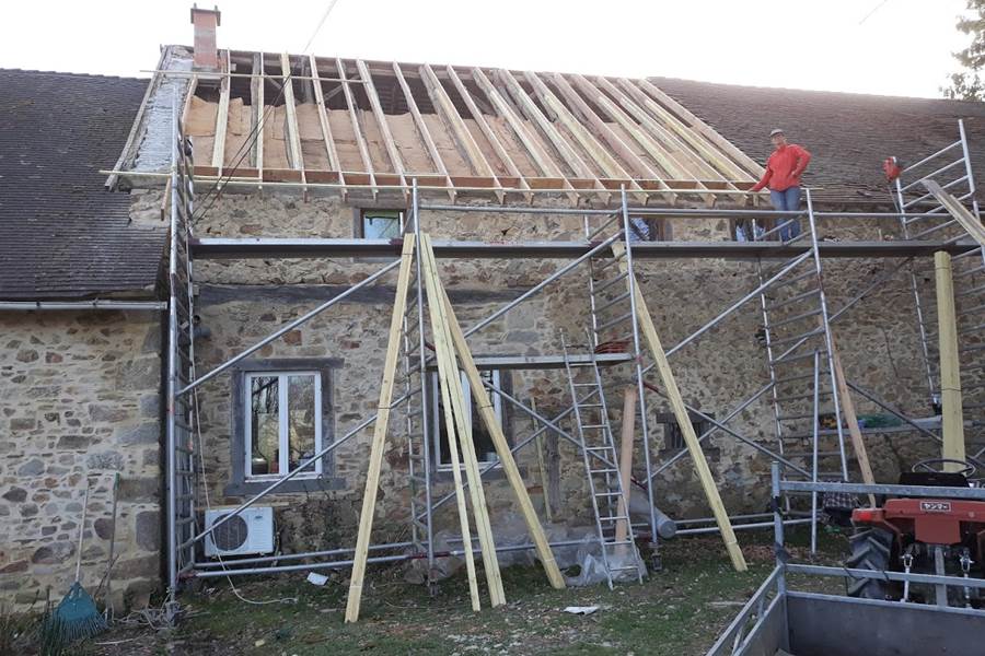 remplacer vieille toiture