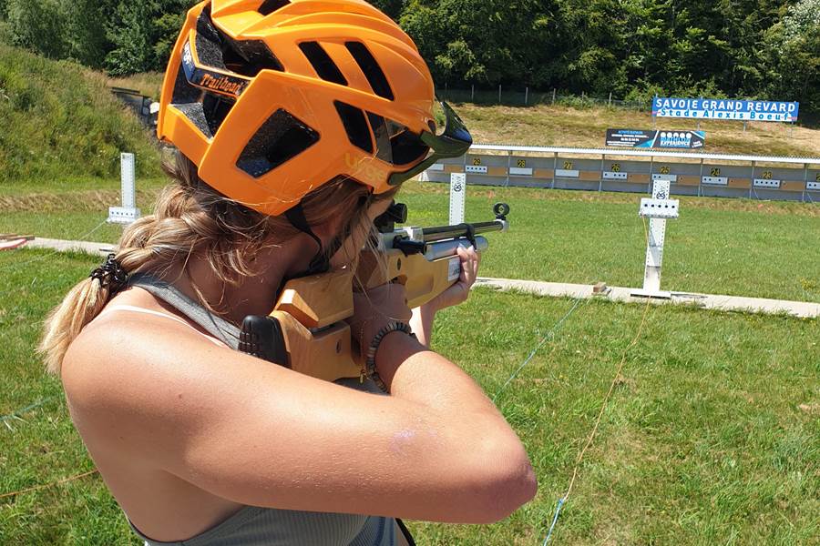 Enterrement de Vie de Jeune Fille avec Raid VTT et Biathlon à La feclaz