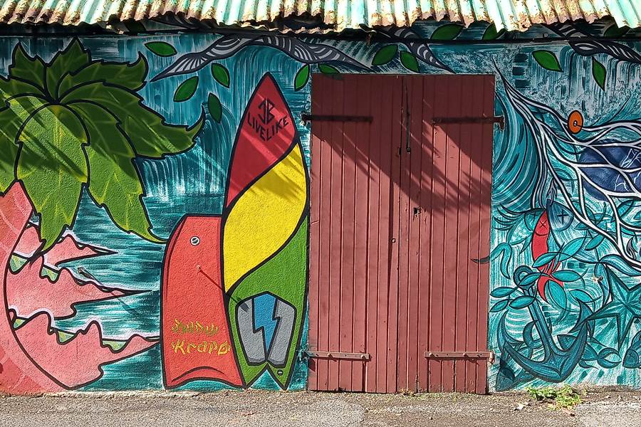 Art de rue dans tout le quartier