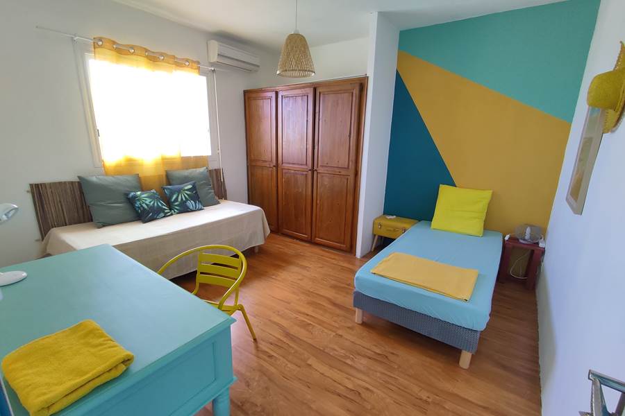 La chambre simple de la Kaz Auberge - Saint Pierre