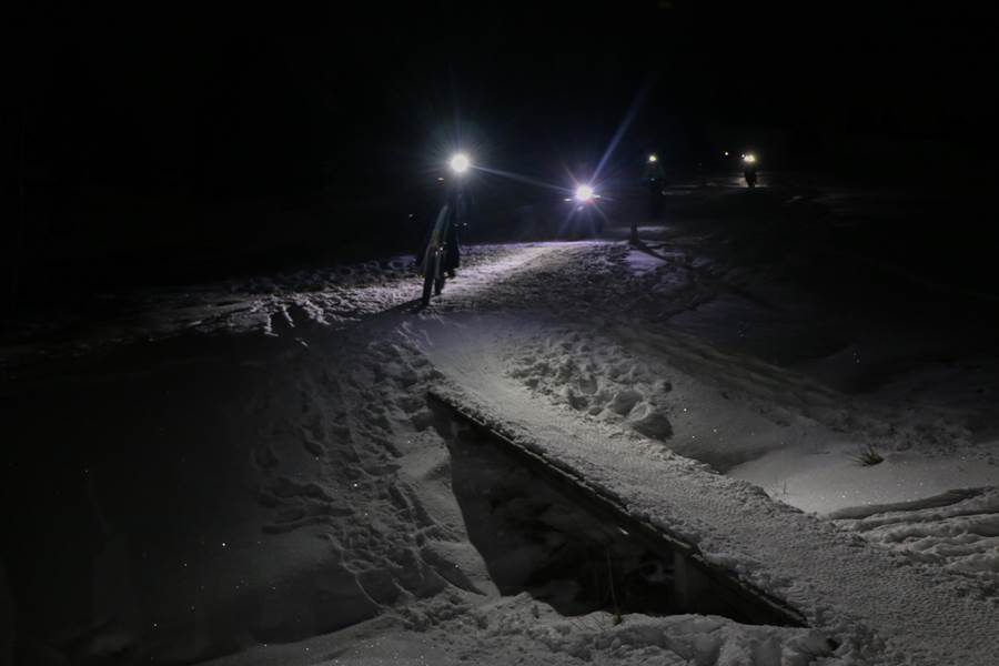 Nocturne fatbike en Chartreuse