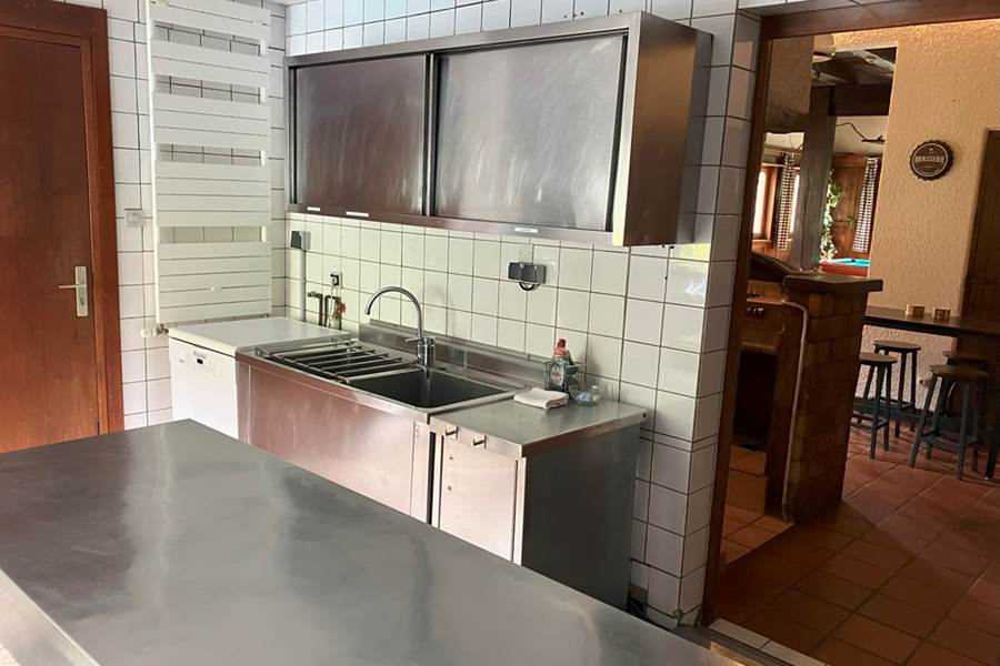 Gite-de-groupe-alsace-vosges-chalet-cuisine-évier