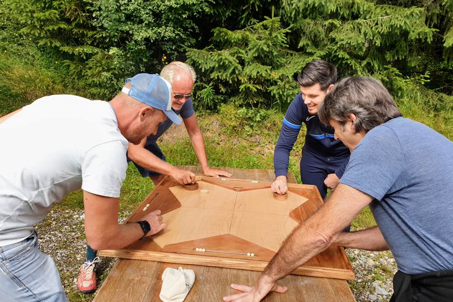 Jeu de la table à glisser