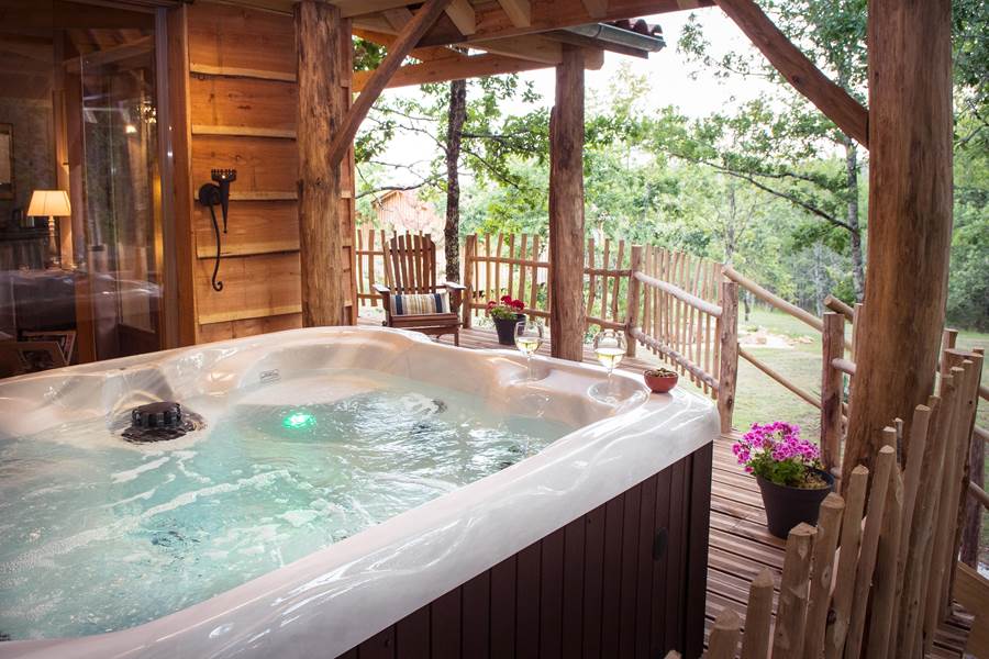 Spa Privatif 35° - Cabane MELEZE