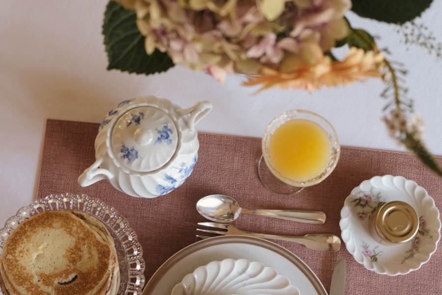 Petit déjeuner copieux 