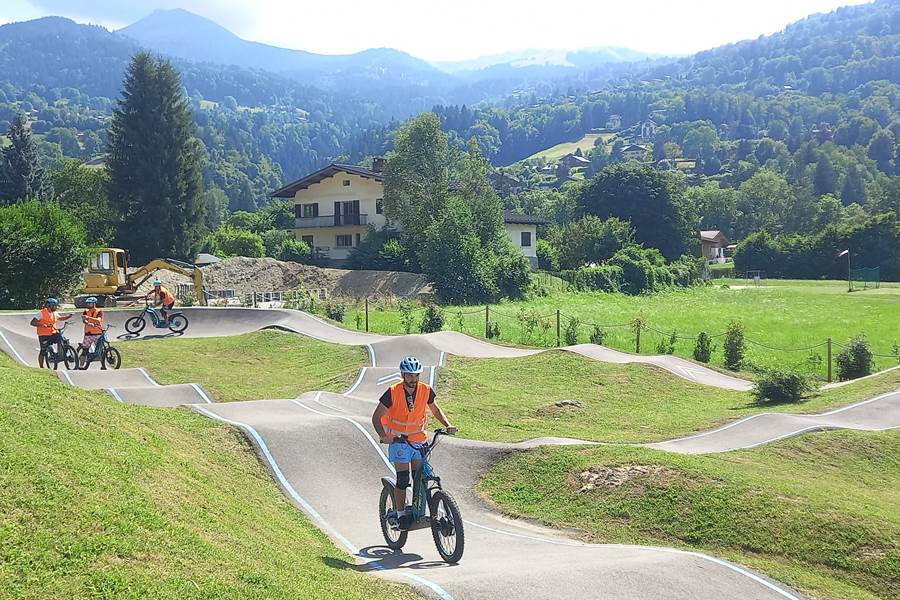 Test technique sur la Pump track