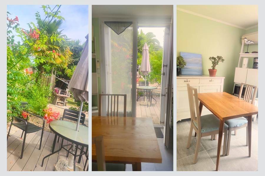 "Entre charme intérieur et douceur du jardin, un espace de vie où il fait bon se poser. »