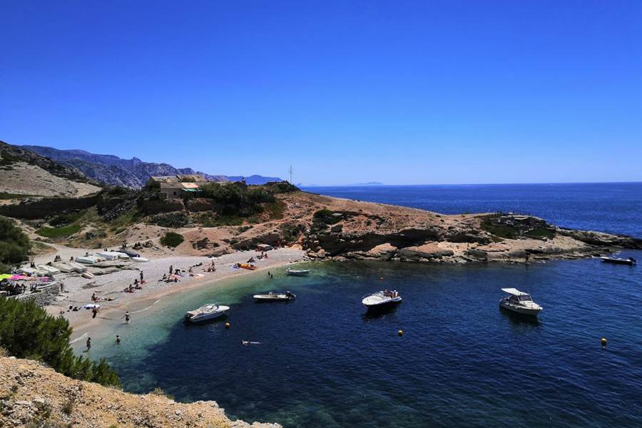 calanque de marseilleveyre plage