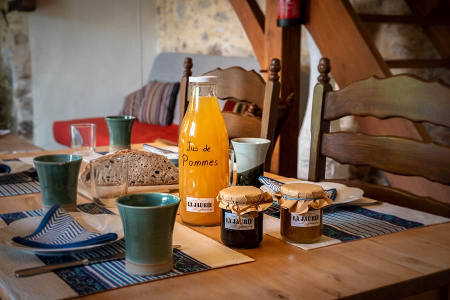 petit déjeuner avec produits faits maison