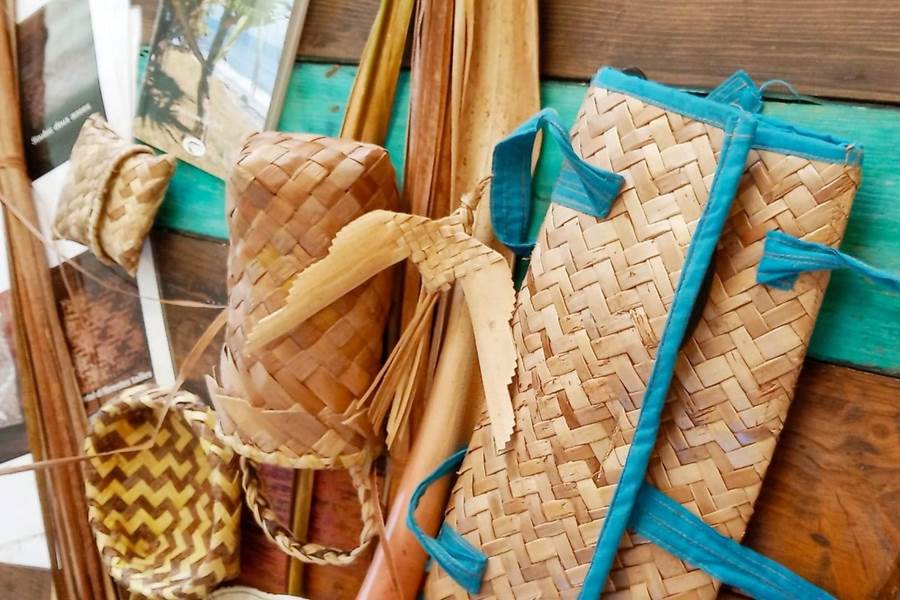 Atelier Tressage de Vacoa Saint Pierre Réunion