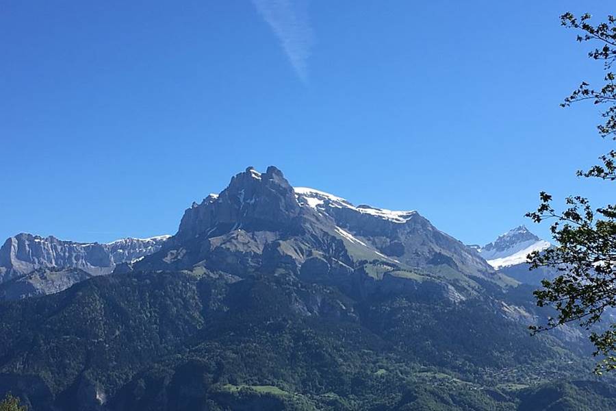 vue sur les aiguilles de Warens