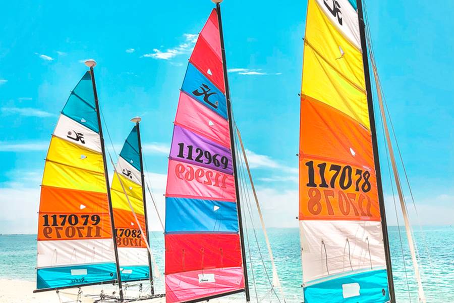 Cours de voile avec l'UCPA au Letty Mer Blanche Bénodet
