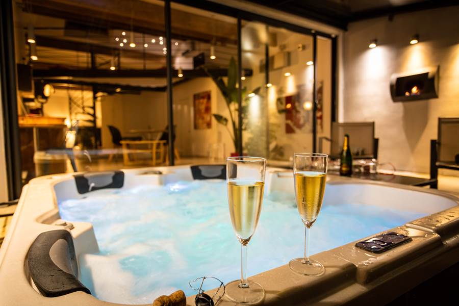 soiree spa champagne intime en amoureux
