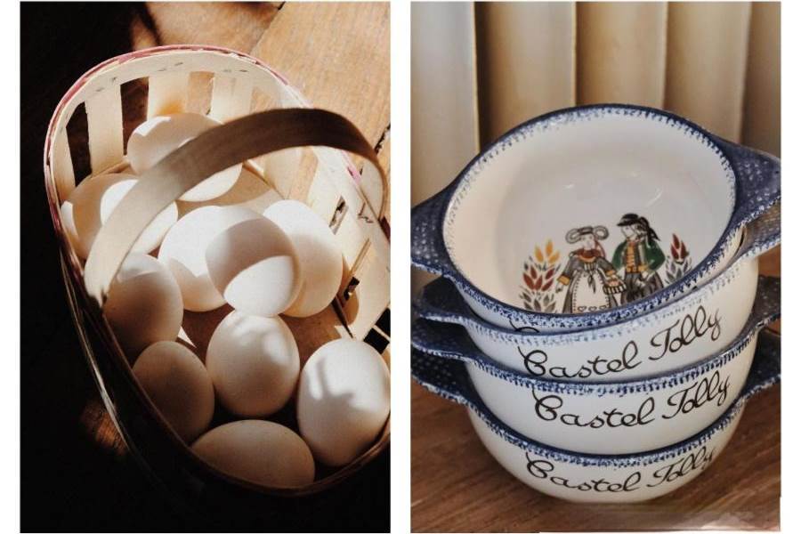 Oeuf de poule de qualité 