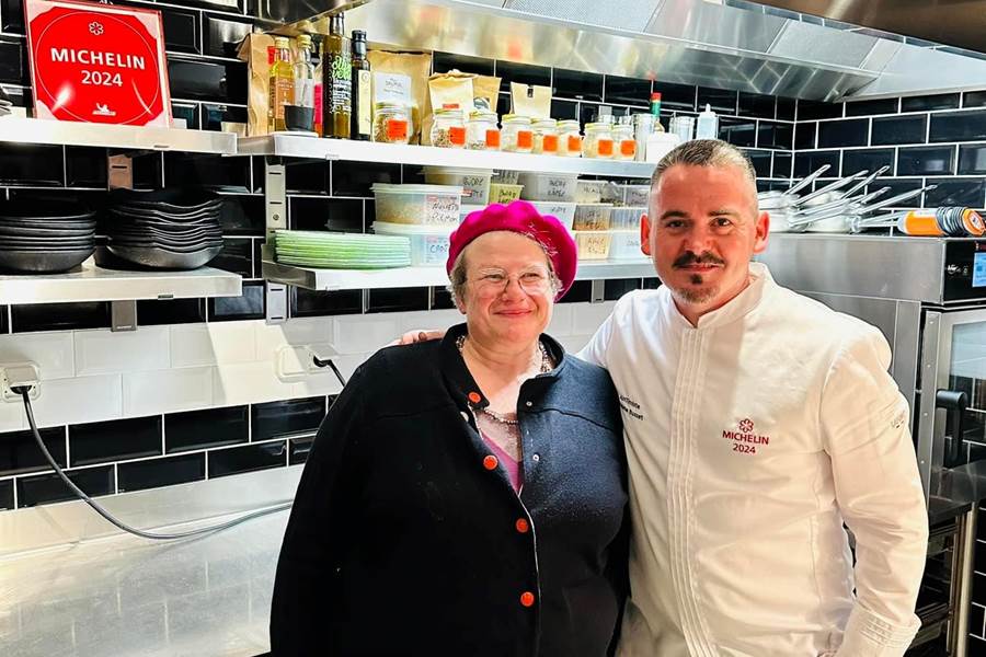 Emily & le chef Jérome Aintimiste