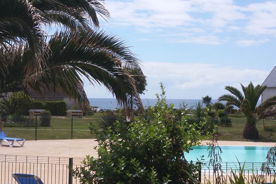 Vue sur la piscine