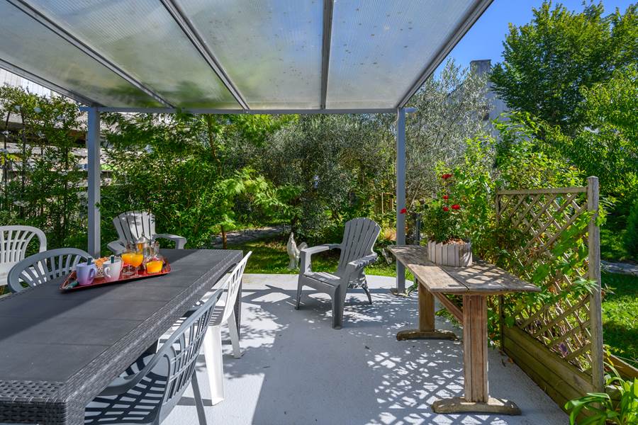 Terrasse sur jardin