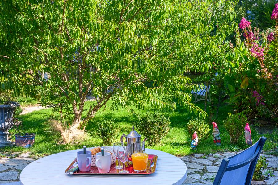 Terrasse sur jardin
