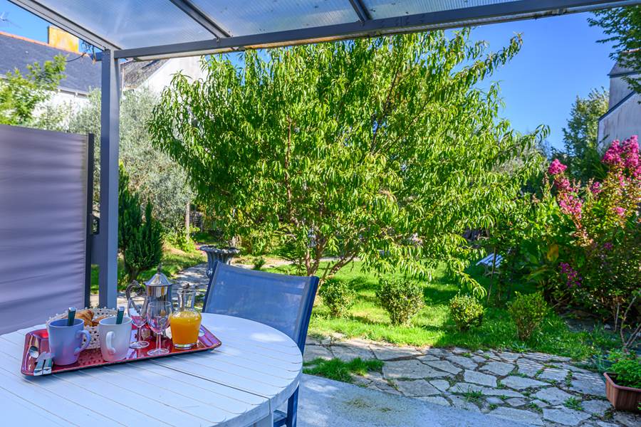 Terrasse sur jardin