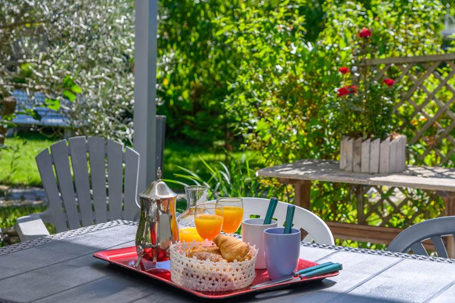 Terrasse sur jardin