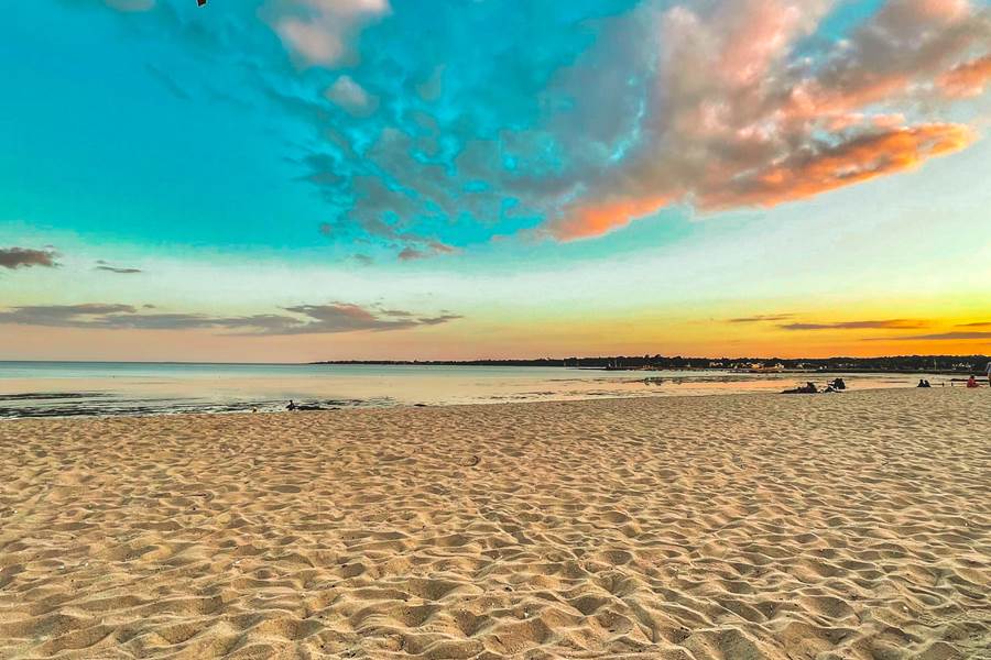 Lever de soleil sur la plage de Kerleven La Forêt-Fouesnant