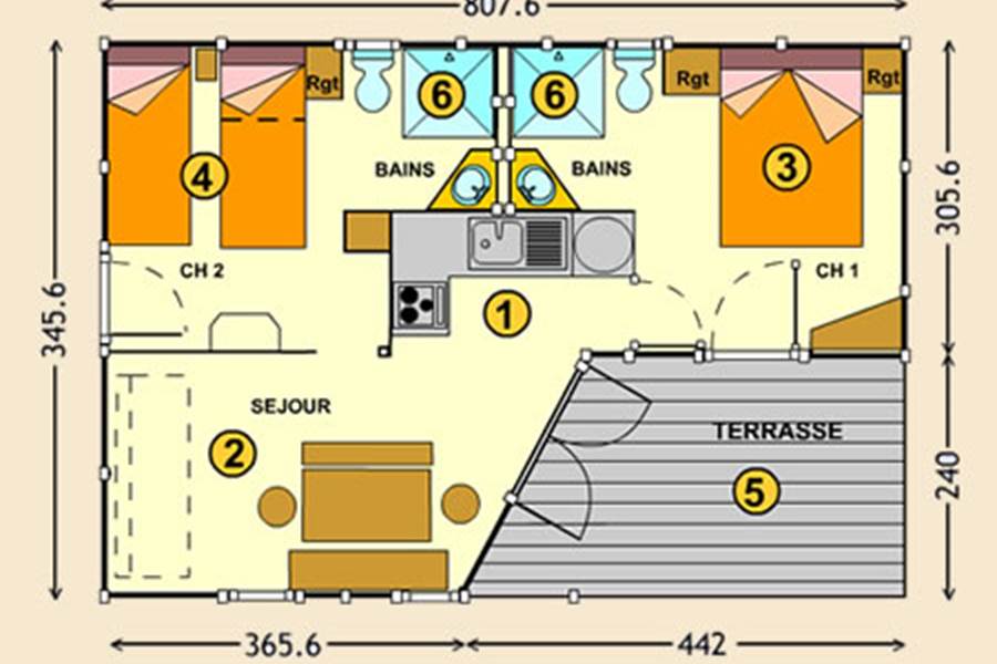 PLAN DU PALACE