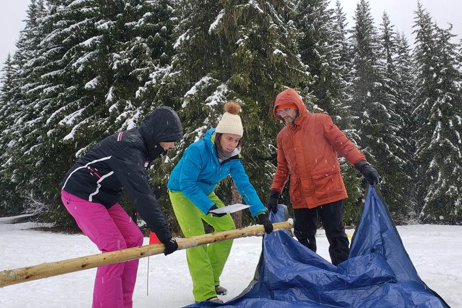 Olympiades au Chalet du Loup à La Feclaz