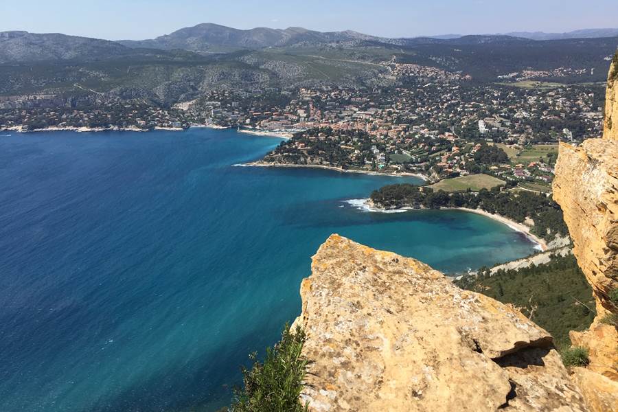 CASSIS vu depuis la route des Crêtes