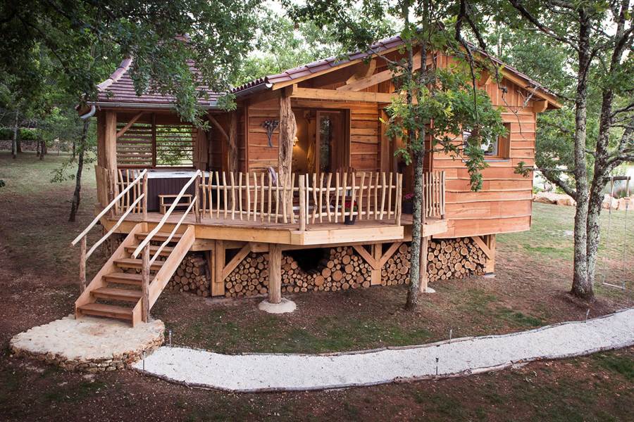 Vue Extérieure - Cabane MELEZE