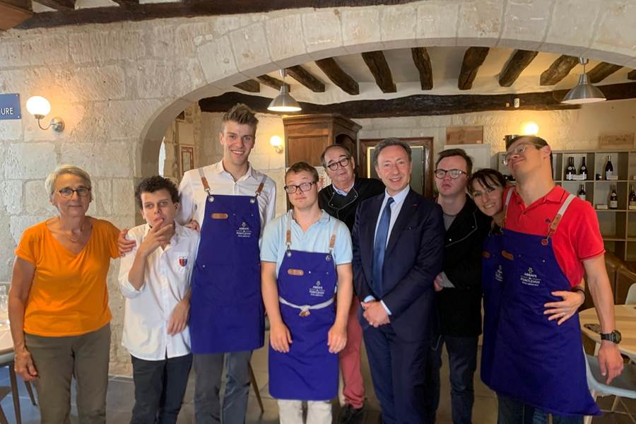 Le Bistrot de l'Abbaye, à Pontlevoy. Une adresse sans prétention à la sauce Café Joyeux. On adore et on adhère !