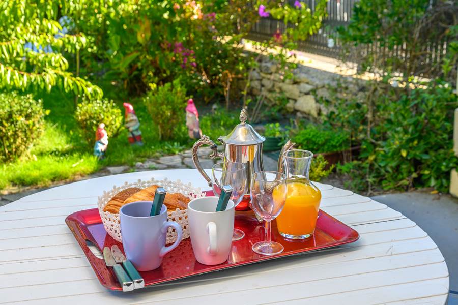Terrasse sur jardin