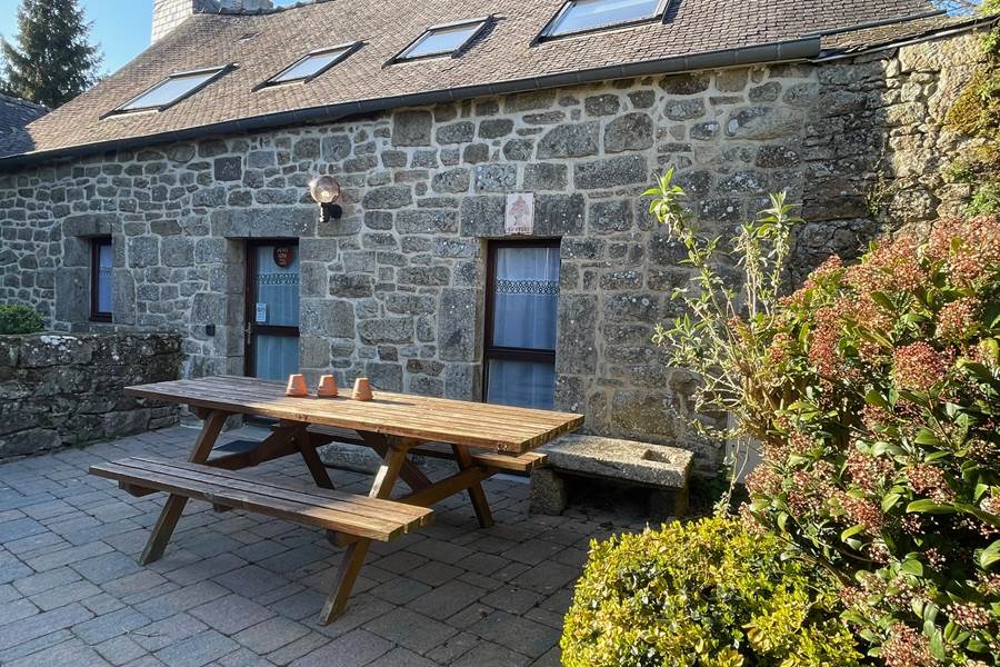 Vue de l'éxterieur ensoleillé