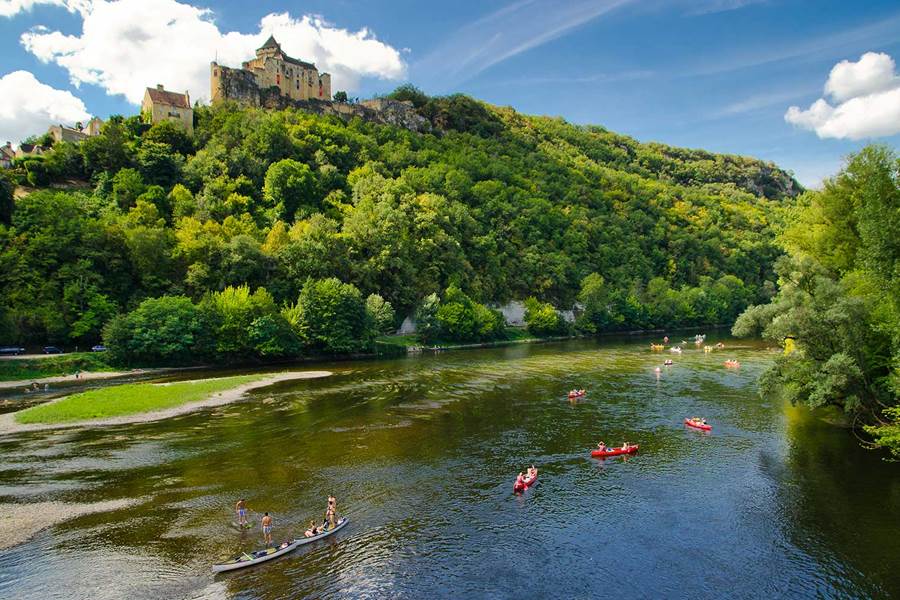 Location canoë dordogne Castelnaud