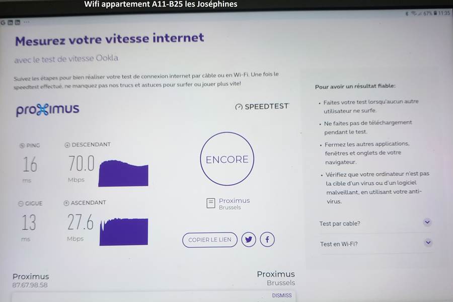WIFI speed 11-B25