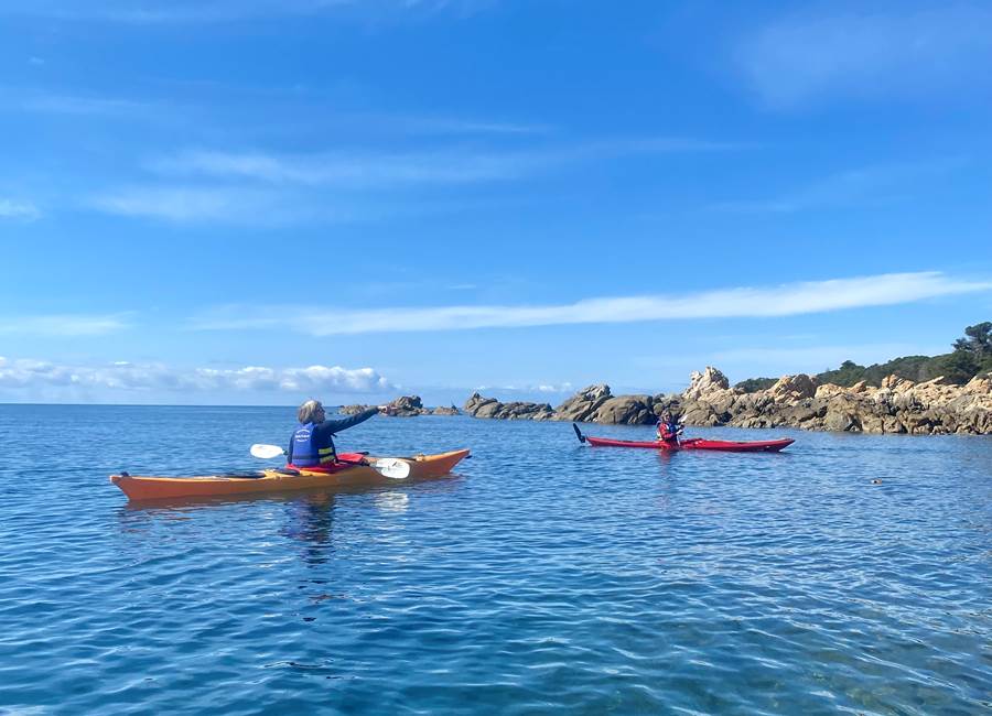 Corse Abbartello canoe kayak de mer paddle