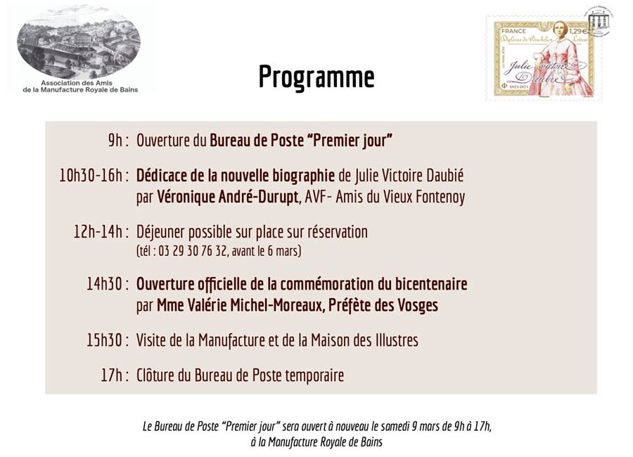 Programme 8 mars 2024
