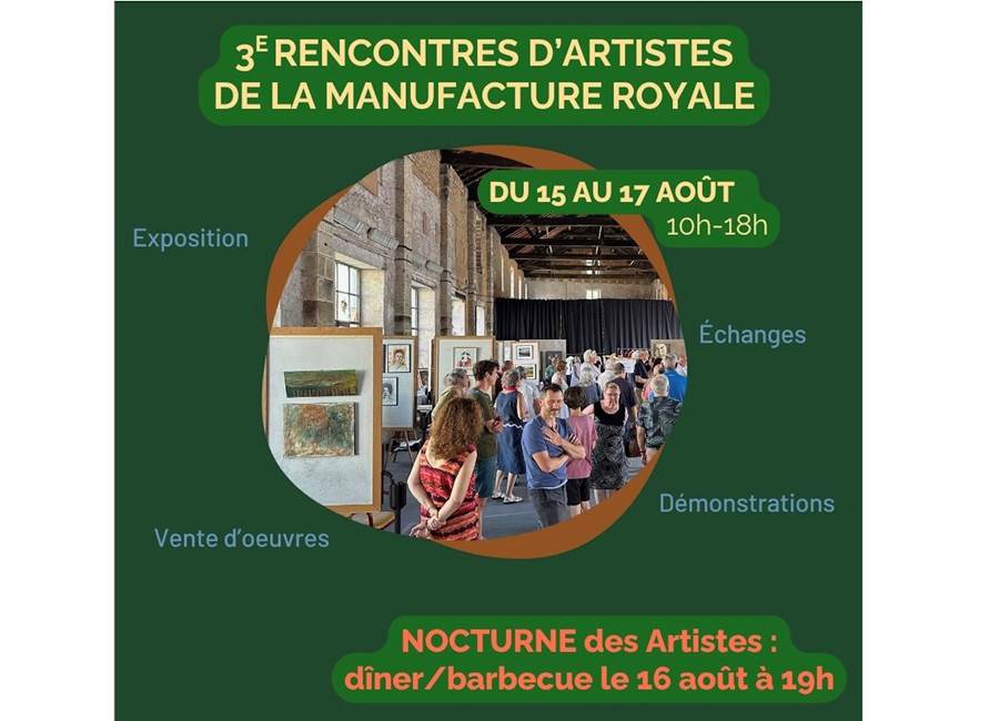3èmes Rencontres d'Artistes de la Manufacture Royale de Bains