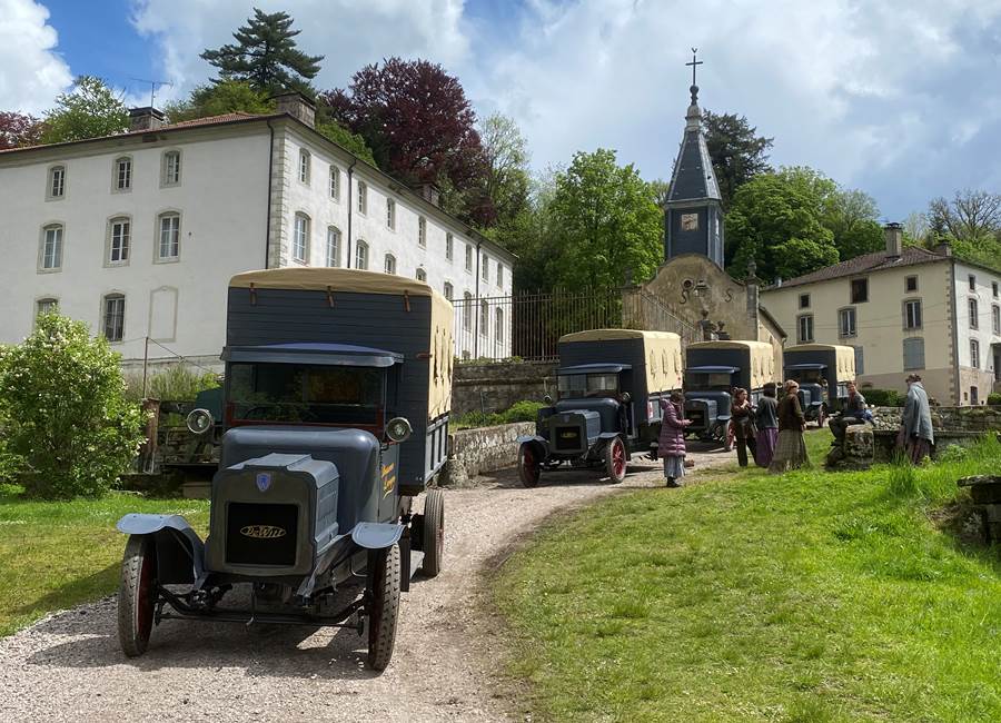 Les ambulances Dewitt à la Manufacture Royale de Bains