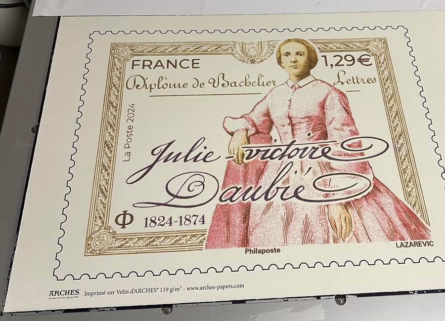 Nouveau timbre Julie Victoire Daubié (1824-1874)